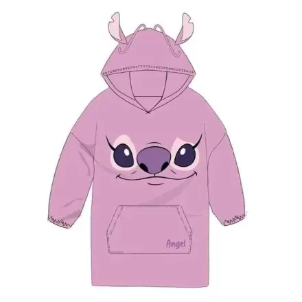 Disney Stitch Angel oversized mikina kabát dospělý coral fotografii produktu