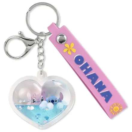 Disney Stitch & Angel Ohana Heart klíčenka fotografii produktu