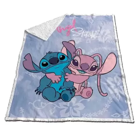 Disney Stitch & Angel Coral sherpa deka 130x170cm fotografii produktu