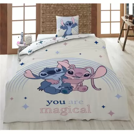 Disney Stitch & Angel policotton povlak na peřinu na postel 90cm fotografii produktu