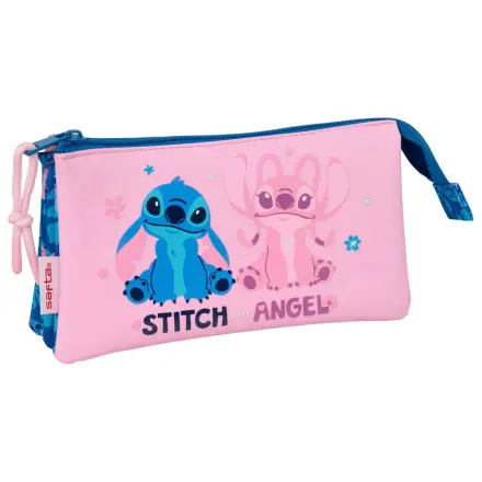 Disney Stitch & Angel trojitý penál fotografii produktu