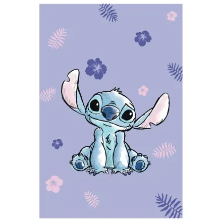 Disney Stitch Blooming Mikrovláknová deka 100x150cm fotografii produktu