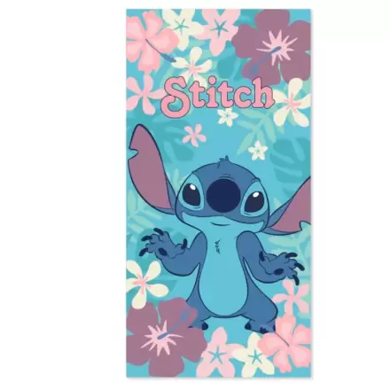 Disney Stitch Flowers bavlněná plážová osuška termékfotója