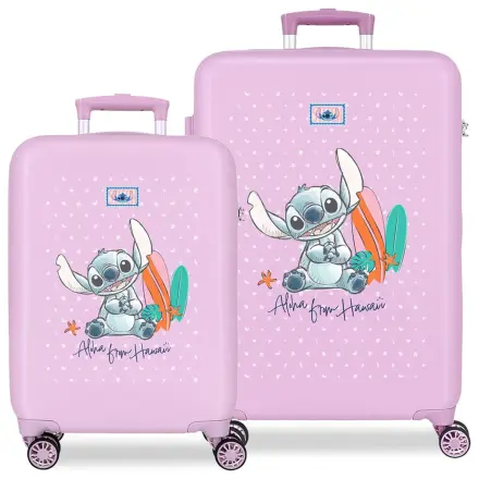 Disney Stitch From Hawai ABS dvoudílná sada cestovních kufrů 55/65cm fotografii produktu