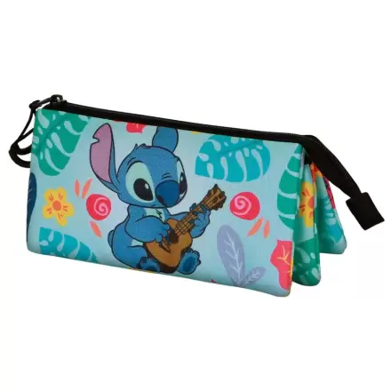 Disney Stitch kytarové trojité pouzdro na tužky termékfotója