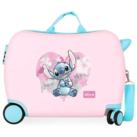 Disney Stitch Heart ABS skořepinový cestovní kufr na kolečkách 50cm fotografii produktu