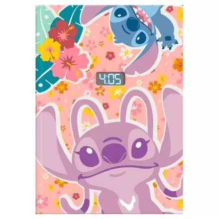 Disney Stitch zápisník s digitálními hodinkami termékfotója