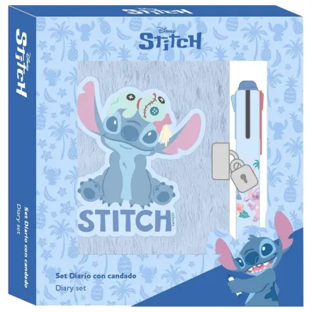 Disney Stitch Deník + čtyřbarevné pero fotografii produktu