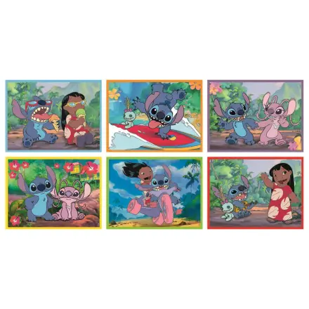 Disney Stitch Moje První Kostkové Puzzle 3-6-9-12ks fotografii produktu