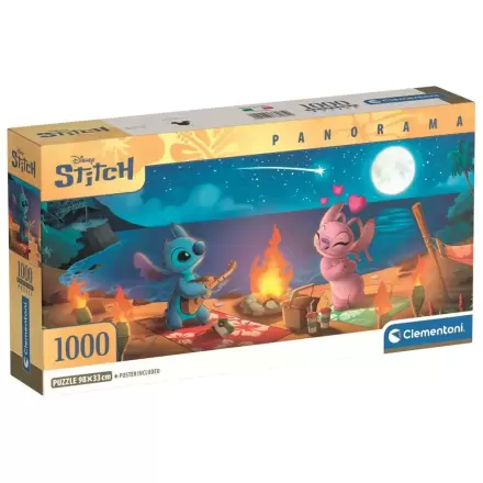 Disney Stitch Panorama puzzle 1000 dílků fotografii produktu