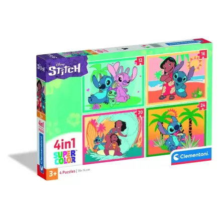 Disney Stitch puzzle 12+16+20+24 dílků termékfotója