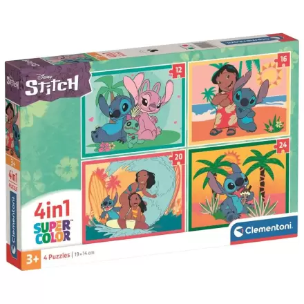 Disney Stitch puzzle 12+16+20+24 dílků fotografii produktu