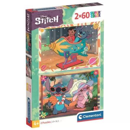 Disney Stitch puzzle 2x60 dílků fotografii produktu