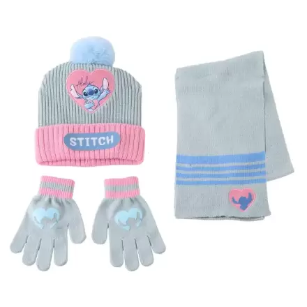 Disney Stitch zimní set tunelová šála čepice rukavice fotografii produktu