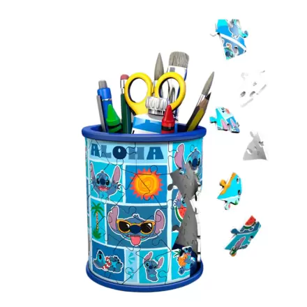 Disney Stitch držáky na tužky 3D puzzle 54 ks fotografii produktu