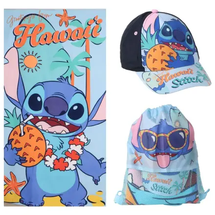 Disney Stitch sada ručník + taška + čepice fotografii produktu