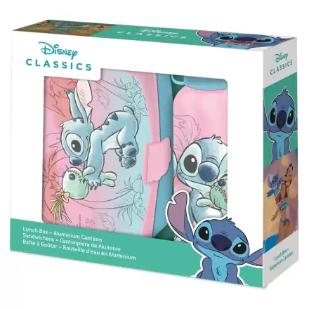 Disney Stitch svačinový box + hliníková láhev 500ml sada termékfotója