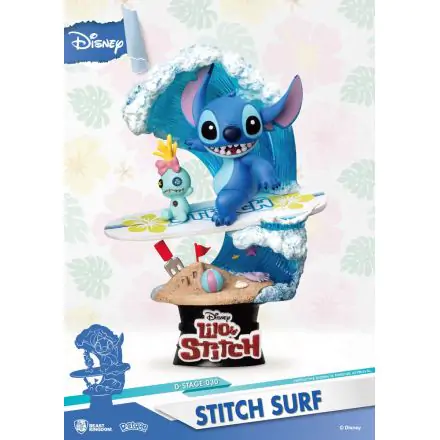 Disney Summer Series D-Stage PVC Diorama Stitch Surf 15 cmDisney Letní Série D-Stage PVC Diorama Stitch Surf 15 cm fotografii produktu