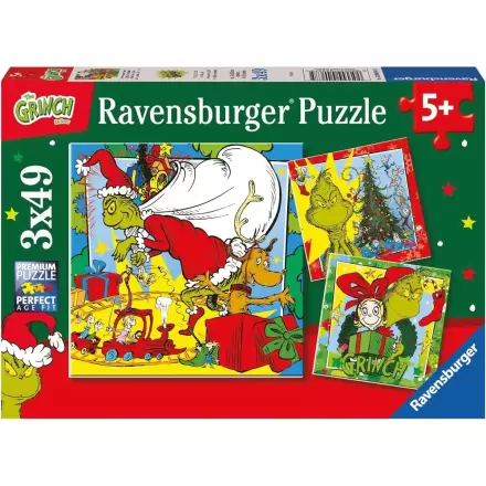 Disney The Grinch puzzle 3x49 dílků fotografii produktu