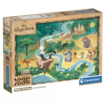 Disney Kniha džunglí Mapa puzzle 1000ks termékfotója