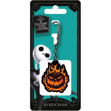 Disney 3D gumová klíčenka The Nightmare Before Christmas Hořící dýně 6 cm termékfotója