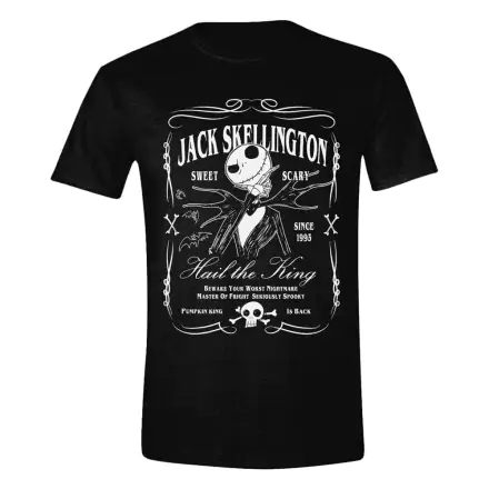 Disney The Nightmare Before Christmas Jack Skellington Label tričko fotografii produktu