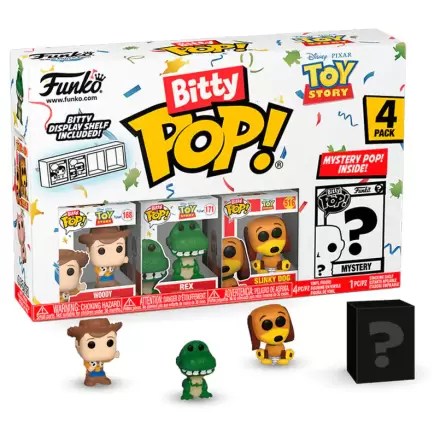 Blister 4 figurky Bitty POP Disney Toy Story Woody termékfotója