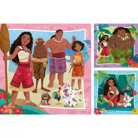 Disney Vaiana 2 puzzle 3x49 dílků fotografii produktu