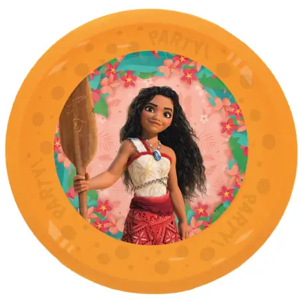 Disney Moana Sailing Spirit mikro prémiový plastový jídelní talíř, sada 4 kusů, 21 cm fotografii produktu