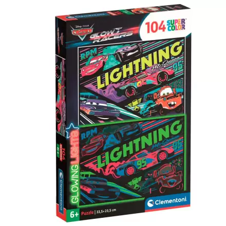 Disney Cars svítící puzzle 104 dílků termékfotója