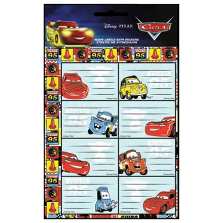 Disney Cars Lightning samolepka na etikety pro notebook, 16 kusů fotografii produktu
