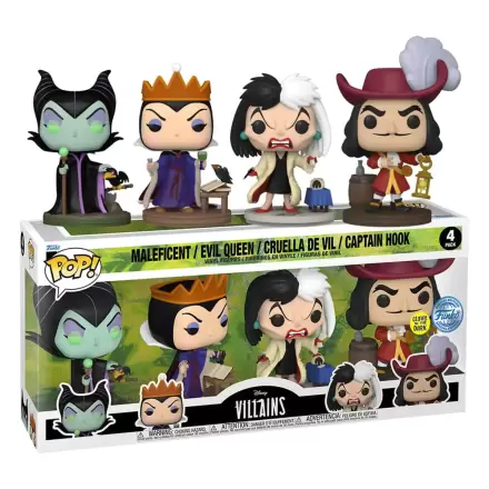 Disney Villains Funko POP! Movies vinylová figurka 4-Pack padouši (GW)(EMEA) 9 cm termékfotója