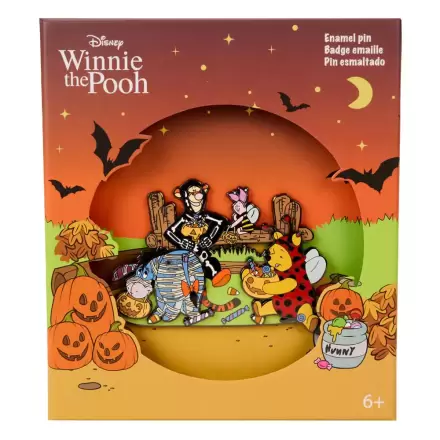 Disney by Loungefly Smaltovaný Odznak Winnie the Pooh Trick R Treat Pohyblivý Limitovaná Edice 8 cm termékfotója