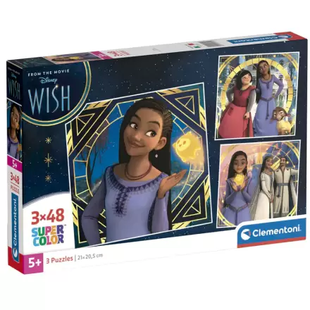 Disney Wish puzzle 3x48 ks fotografii produktu