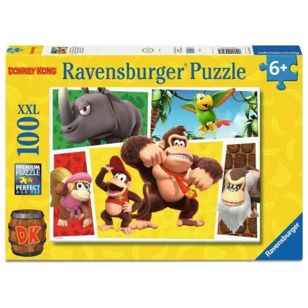 Donkey Kong The Monkeys Are on the Loose! Puzzle 100 ks XXl fotografii produktu