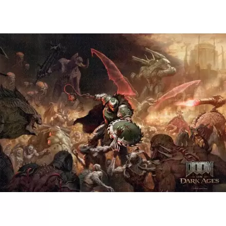 Doom The Dark Ages Puzzle Slayer's Rag (1000 dílků) fotografii produktu