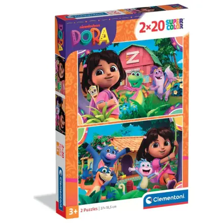 Dora the Explorer Garden Skládačka 2x20 dílků fotografii produktu