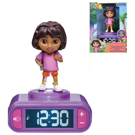 Budík s nočním světlem Dora the Explorer fotografii produktu