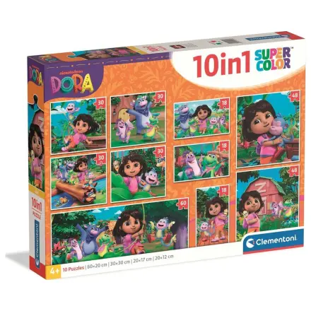 Dora The Explorer puzzle 10 v 1 fotografii produktu