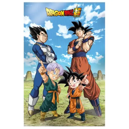 Dragon Ball Super 3D plakát Battle of Gods Goku Vegeta Family 38 x 58 cm fotografii produktu