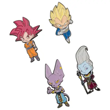 Dragon Ball Super sada 4 odznaků fotografii produktu