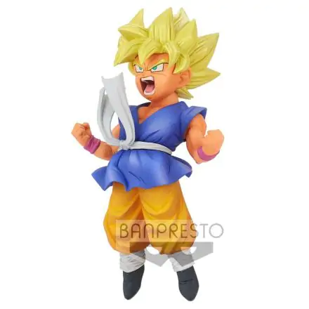 Dragonball Super Son Goku Fes PVC soška Super Saiyan Son Goku (Kids) 14 cm fotografii produktu