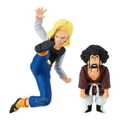 Dragon Ball Z Match Makers Android 18 & Mr. Satan sada 2 figurek 11-8cm fotografii produktu