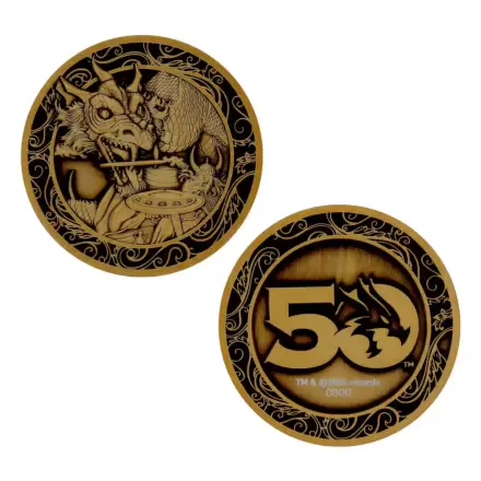 Sběratelská mince Dungeons & Dragons 50. výročí Antique Gold Edition 4 cm termékfotója