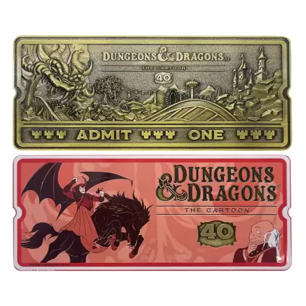 Dungeons & Dragons: The Cartoon Replica 40. výročí Vstupenka na horskou dráhu Limitovaná edice termékfotója