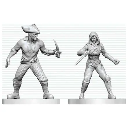 Dungeons & Dragons Nolzur's Marvelous Miniatures Nenabarvená miniatura Bandita a Piráta 14 cm fotografii produktu