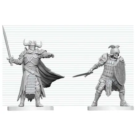 Dungeons & Dragons Nolzur's Marvelous Miniatures Nenabarvená Miniatura Death Knight & Death Knight Aspirant 14 cm fotografii produktu
