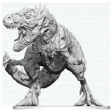 Dungeons & Dragons Nolzur's Marvelous Miniatures Nenabarvená miniatura Tyranosaurus Zombie 20 cm fotografii produktu