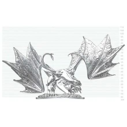 Dungeons & Dragons Nolzur's Marvelous Miniatures Nenabarvená Miniatura Mladý Safírový Drak 20 cm fotografii produktu