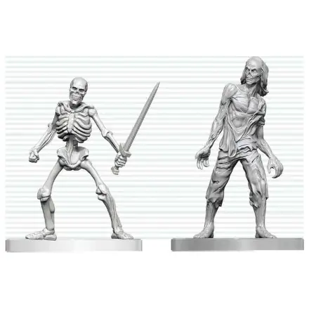 Dungeons & Dragons Nolzur's Marvelous Miniatures Unpainted Miniatura Zombie a Skeleton 14 cm fotografii produktu